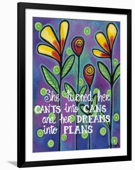 She Turned-Carla Bank-Framed Giclee Print