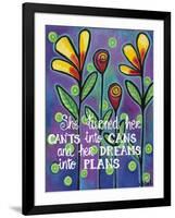 She Turned-Carla Bank-Framed Premium Giclee Print