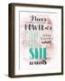 She Wants-Jace Grey-Framed Art Print