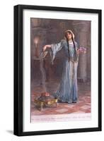 She Was known to Have Studied Magic While She Was Being Brought Up in the Nunnery-William Henry Margetson-Framed Giclee Print