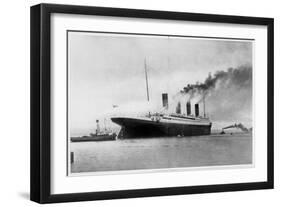 She Who Called for Aid across the Waters of the Sea: The 'Palace' Which Collided with an Iceberg,…-null-Framed Photographic Print