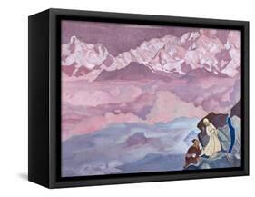 She Who Leads, 1924-Nicholas Roerich-Framed Stretched Canvas