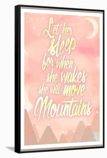 She Will Move Mountains 1-Kimberly Glover-Framed Stretched Canvas