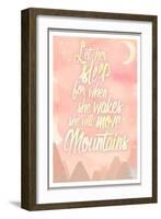 She Will Move Mountains 1-Kimberly Glover-Framed Giclee Print