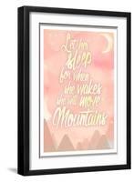 She Will Move Mountains 1-Kimberly Glover-Framed Giclee Print