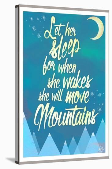 She Will Move Mountains 2-Kimberly Glover-Stretched Canvas