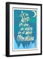 She Will Move Mountains 2-Kimberly Glover-Framed Giclee Print