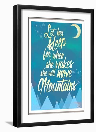 She Will Move Mountains 2-Kimberly Glover-Framed Giclee Print