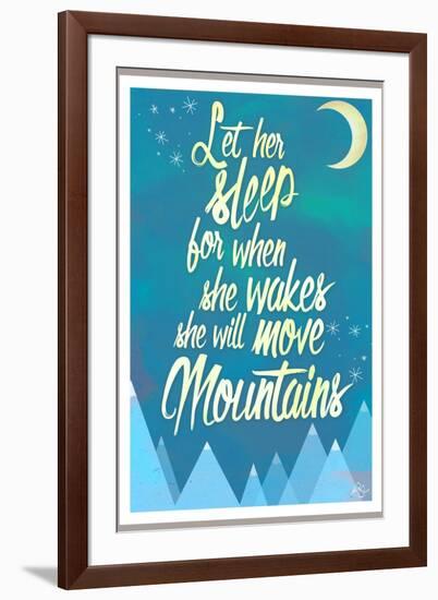 She Will Move Mountains 2-Kimberly Glover-Framed Giclee Print