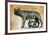 She-Wolf Bronze Sculpture-null-Framed Photographic Print