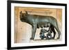 She-Wolf Bronze Sculpture-null-Framed Photographic Print