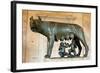 She-Wolf Bronze Sculpture-null-Framed Photographic Print