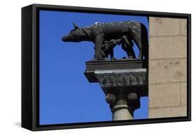 She-Wolf of Siena-null-Framed Stretched Canvas