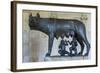 She Wolf Sculpture Dating from the 5th Century Bc-James Emmerson-Framed Photographic Print