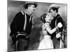 SHE WORE A YELLOW RIBBON, 1949 directed by JOHN FORD John Wayne, Joanne Dru and John Agar (b/w phot-null-Mounted Photo