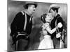 SHE WORE A YELLOW RIBBON, 1949 directed by JOHN FORD John Wayne, Joanne Dru and John Agar (b/w phot-null-Mounted Photo