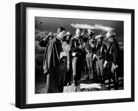 She Wore A Yellow Ribbon, Ben Johnson, John Wayne, 1949-null-Framed Photo