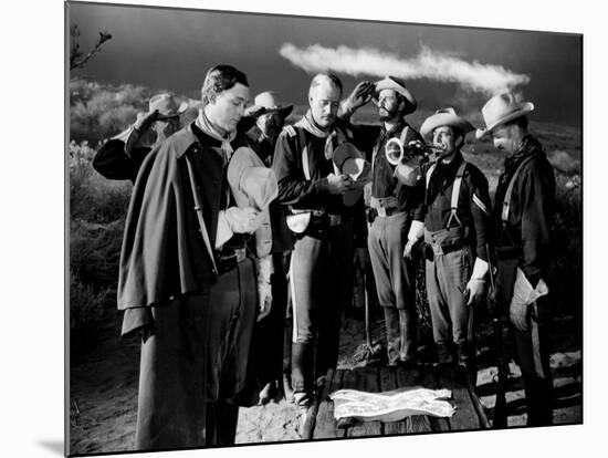 She Wore A Yellow Ribbon, Ben Johnson, John Wayne, 1949-null-Mounted Photo