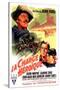 She Wore a Yellow Ribbon, French Movie Poster, 1949-null-Stretched Canvas