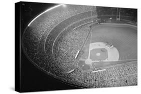 Shea Stadium during Beatles Concert-null-Stretched Canvas