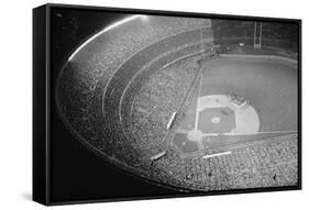 Shea Stadium during Beatles Concert-null-Framed Stretched Canvas