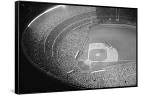 Shea Stadium during Beatles Concert-null-Framed Stretched Canvas