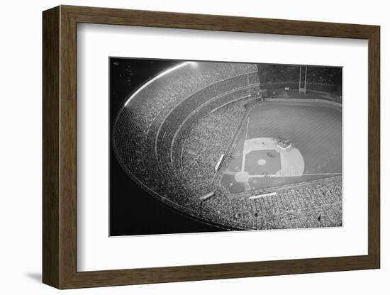 Shea Stadium during Beatles Concert-null-Framed Photographic Print