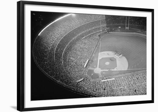 Shea Stadium during Beatles Concert-null-Framed Photographic Print