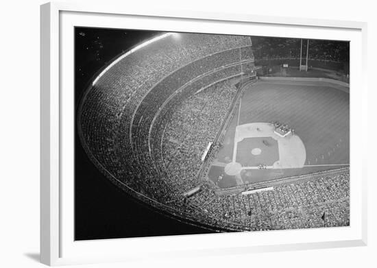 Shea Stadium during Beatles Concert-null-Framed Photographic Print