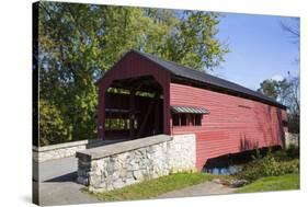Shearer's Covered Bridge, built 1847, Lancaster County, Pennsylvania, United States of America, Nor-Richard Maschmeyer-Stretched Canvas