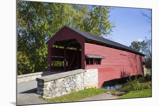 Shearer's Covered Bridge, built 1847, Lancaster County, Pennsylvania, United States of America, Nor-Richard Maschmeyer-Mounted Photographic Print