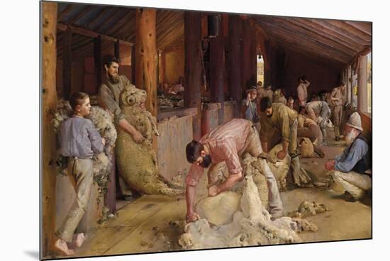 Shearing the Rams-Tom Roberts-Mounted Giclee Print