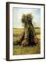 Sheaves Bundled High In a Field-Vincent van Gogh-Framed Art Print