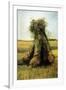 Sheaves Bundled High In a Field-Vincent van Gogh-Framed Art Print