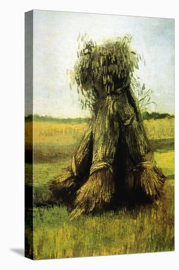 Sheaves Bundled High In a Field-Vincent van Gogh-Stretched Canvas