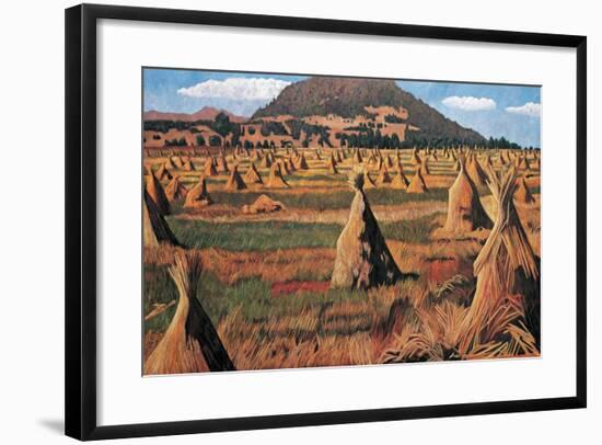 Sheaves of Oats, 2009-Pedro Diego Alvarado-Framed Giclee Print