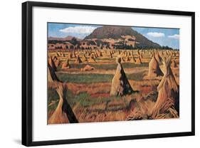 Sheaves of Oats, 2009-Pedro Diego Alvarado-Framed Giclee Print