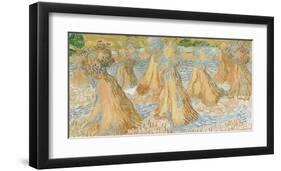 Sheaves of Wheat, 1890-Vincent van Gogh-Framed Art Print