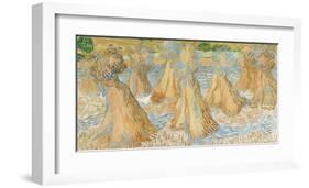 Sheaves of Wheat, 1890-Vincent van Gogh-Framed Art Print