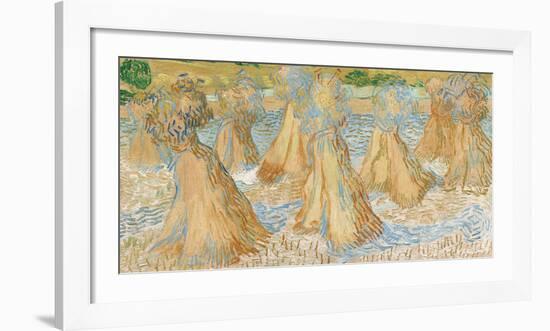 Sheaves of Wheat, 1890-Vincent van Gogh-Framed Art Print