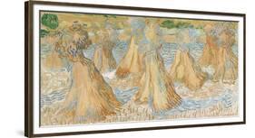 Sheaves of Wheat-Vincent Van Gogh-Framed Giclee Print