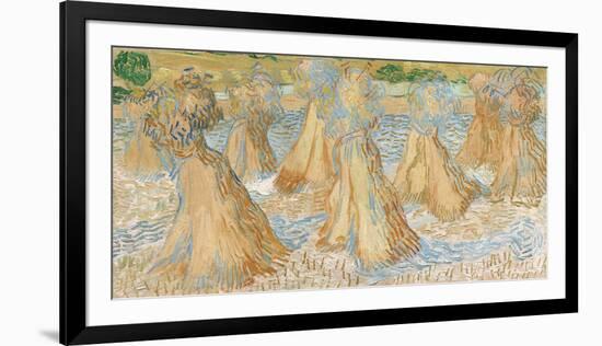 Sheaves of Wheat-Vincent Van Gogh-Framed Giclee Print