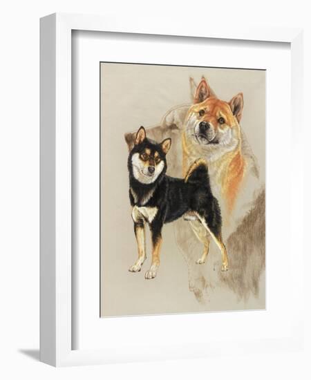 Sheba Inu-Barbara Keith-Framed Giclee Print