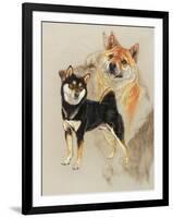 Sheba Inu-Barbara Keith-Framed Giclee Print