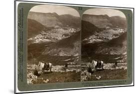 Shechem, South-West from Mount Ebal, Palestine, 1900s-Underwood & Underwood-Mounted Giclee Print