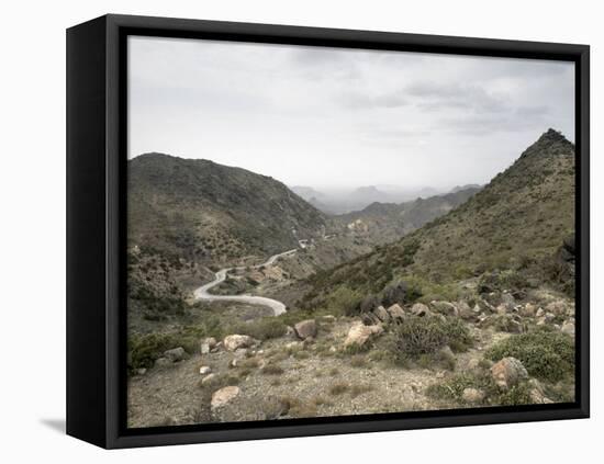 Sheekh Mountains and the Burao to Berbera Road,Somaliland, Northern Somalia-Mcconnell Andrew-Framed Stretched Canvas