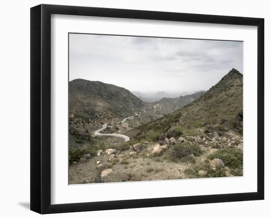 Sheekh Mountains and the Burao to Berbera Road,Somaliland, Northern Somalia-Mcconnell Andrew-Framed Photographic Print