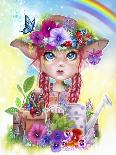 Rainbow CutieCorn Pattern-Sheena Pike Art And Illustration-Giclee Print