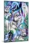 Sheena Pike - Daydream Galaxy Wolves-Trends International-Mounted Poster