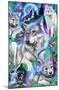Sheena Pike - Daydream Galaxy Wolves-Trends International-Mounted Poster